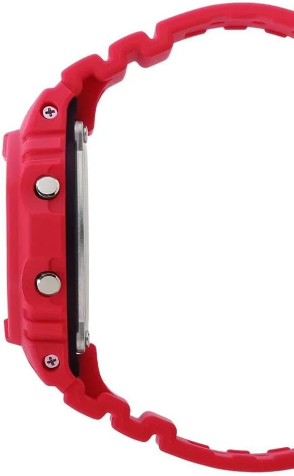 ساعت مچی مردانه کاسیو جی-شاک مدل The Origin قرمز DW-5600EP-4ER با بدنه و بند رزینی ساعت مچی مردانه کاسیو جی-شاک مدل The Origin قرمز DW-5600EP-4ER با بدنه و بند رزینی
