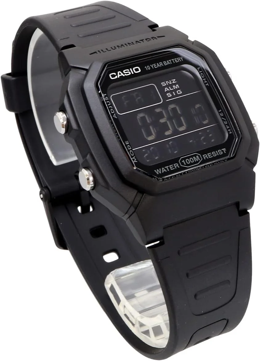 ساعت مچی دیجیتال استاندارد سری Casio W-800، مردانه، مدل خارجی