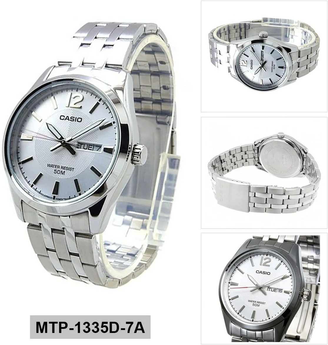 ساعت مچی مردانه کاسیو مدل MTP-1335D-7A (آنالوگ، رسمی)
