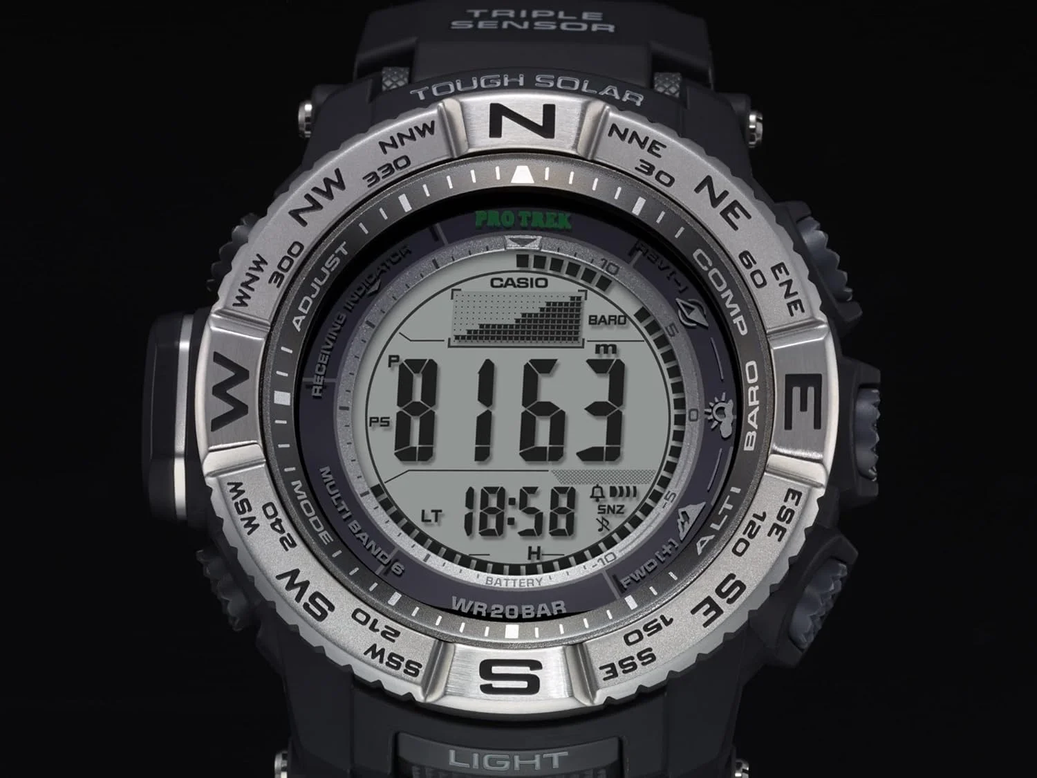 ساعت مچی کاسیو سری PRW3500 | Pro Trek | ضد آب تا 100 متر | قطب نما | ارتفاع/فشارسنج-دماسنج | Tough Solar Power | زمانسنج اتمی | کرنومتر 1/100 ثانیه | تایمر شمارش معکوس | ساعت جهانی ساعت مچی کاسیو سری PRW3500 | Pro Trek | ضد آب تا 100 متر | قطب نما | ارتفاع/فشارسنج-دماسنج | Tough Solar Power | زمانسنج اتمی | کرنومتر 1/100 ثانیه | تایمر شمارش معکوس | ساعت جهانی