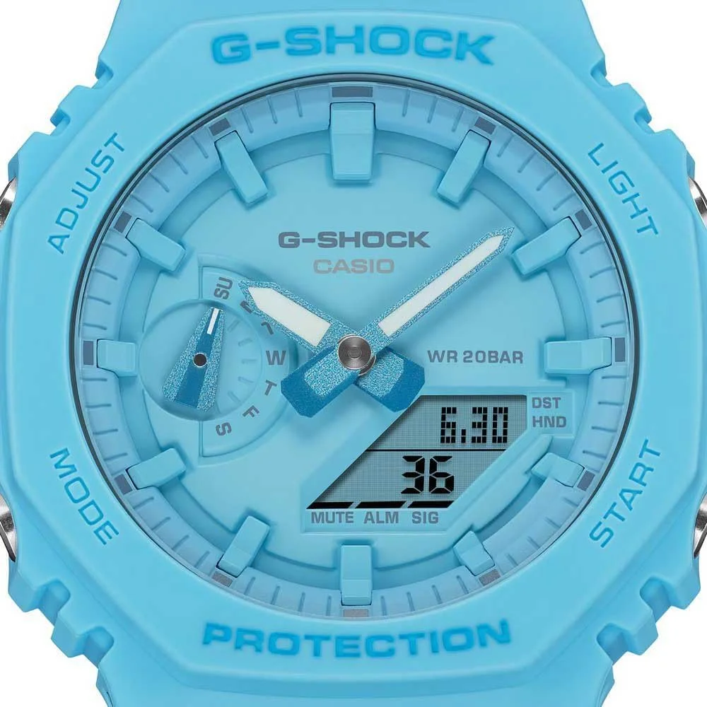 ساعت مچی مردانه کاسیو مدل GA-2100-2A2ER، آنالوگ-دیجیتال، کوارتز با بند پلاستیکی ساعت مچی مردانه کاسیو مدل GA-2100-2A2ER، آنالوگ-دیجیتال، کوارتز با بند پلاستیکی