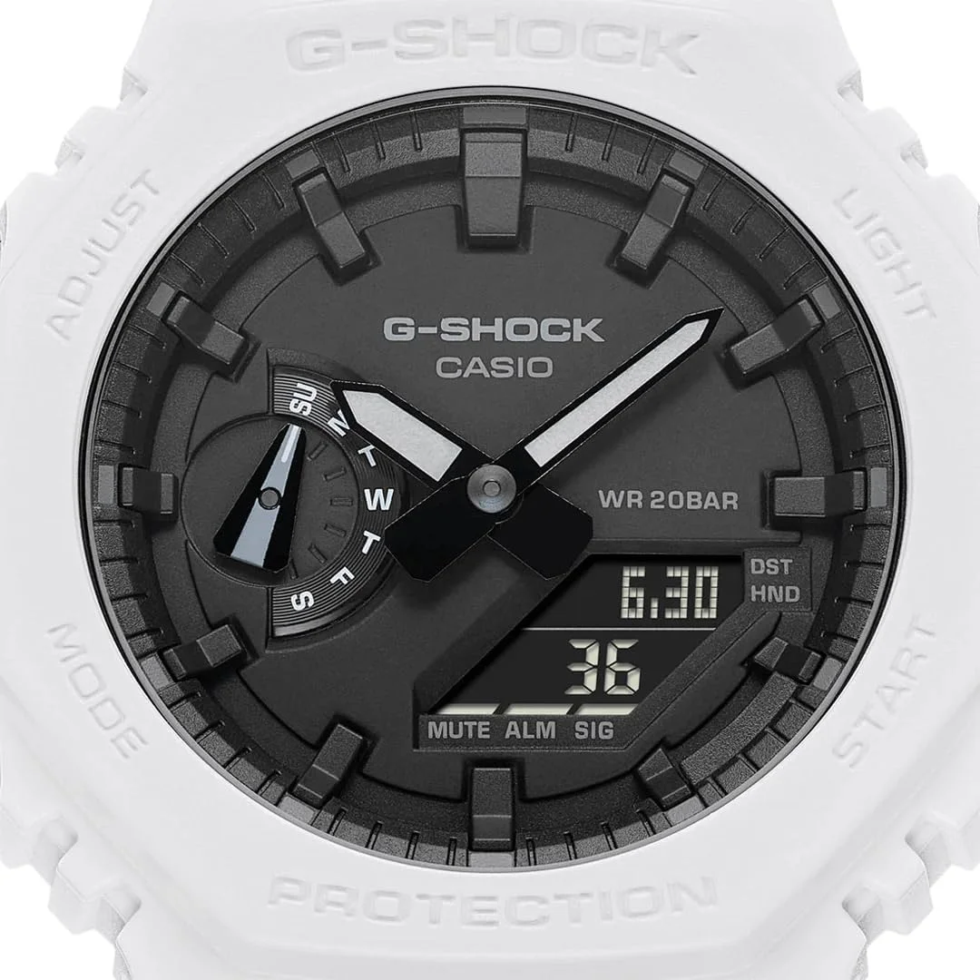 ساعت مچی مردانه کاسیو مدل GA-2100-7AER آنالوگ-دیجیتال کوارتز با بند پلاستیکی