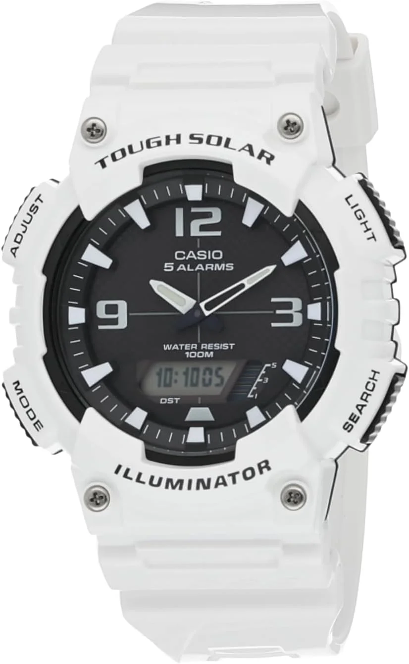 ساعت مچی مردانه کاسیو مدل Tough Solar Illuminator، آنالوگ/دیجیتال، رزین