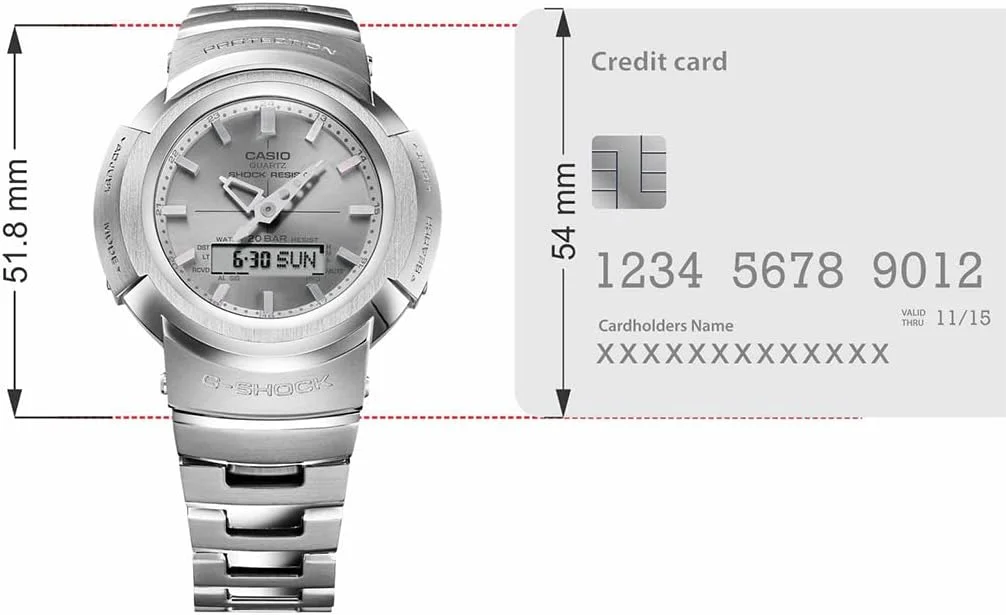 ساعت مچی آنالوگ-دیجیتال کاسیو جی شاک مدل AW 500Bb 1E
