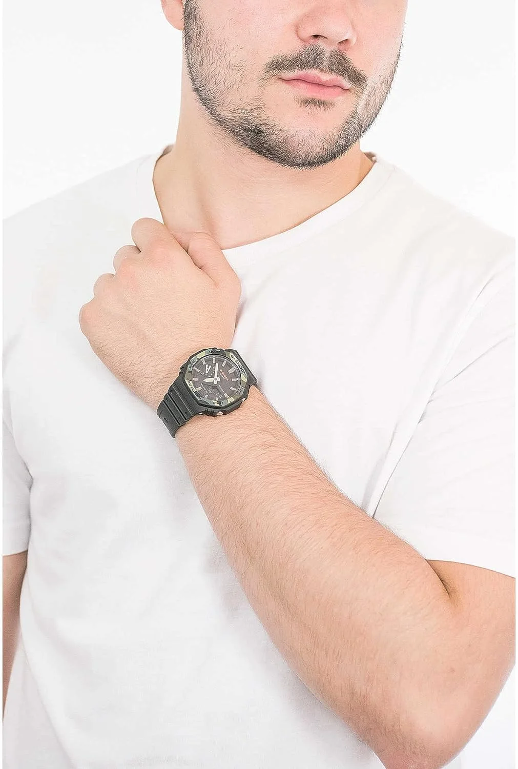 ساعت مچی مردانه کاسیو GA-2100SU-1AER G-Shock آنالوگ-دیجیتال، آبی
