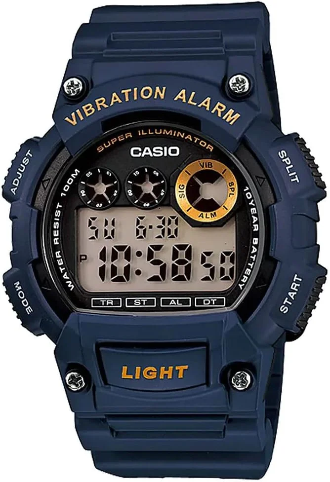 ساعت مچی مردانه کاسیو مدل W735H-2AVCF Super Illuminator آبی