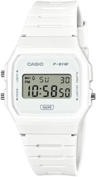 ساعت مچی دیجیتال کاسیو مدل F-91WB-7ACF، سفید