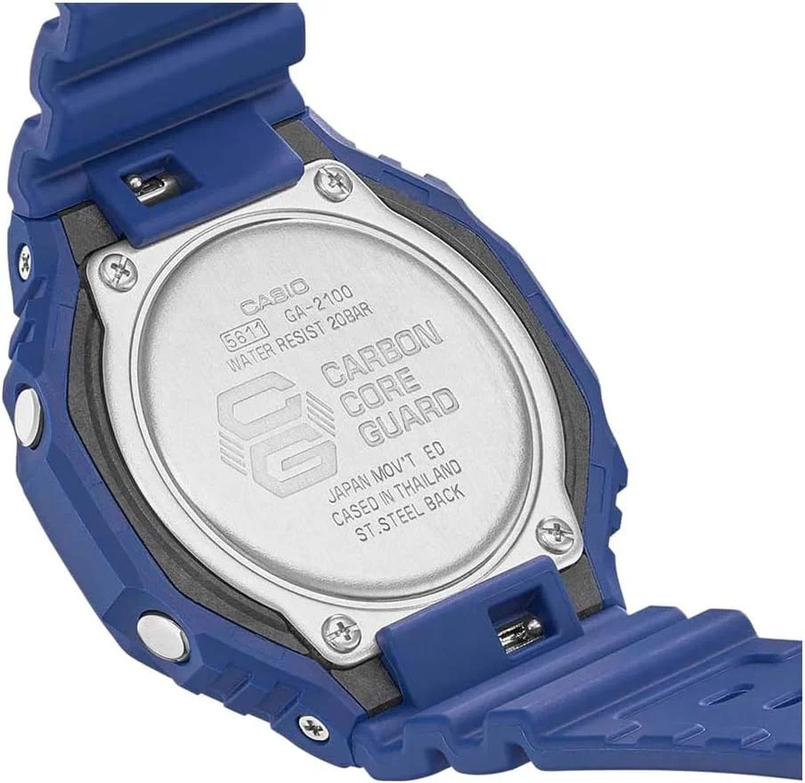 ساعت مچی مردانه/زنانه کاسیو مدل GA-2100-2AER، آبی، GA-2100-2AER