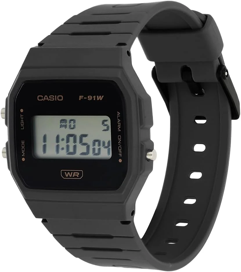 ساعت جنرال لاین کاسیو مدل خاکستری F-91WB-8ADF