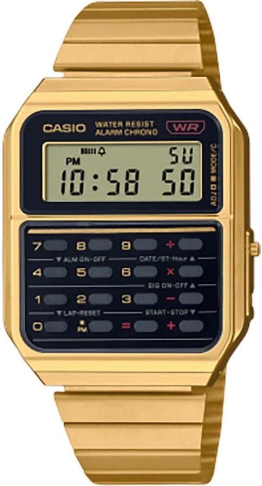 ساعت مچی دیجیتال مردانه کاسیو مدل CA-500WEG-1AEF طرح وینتیج