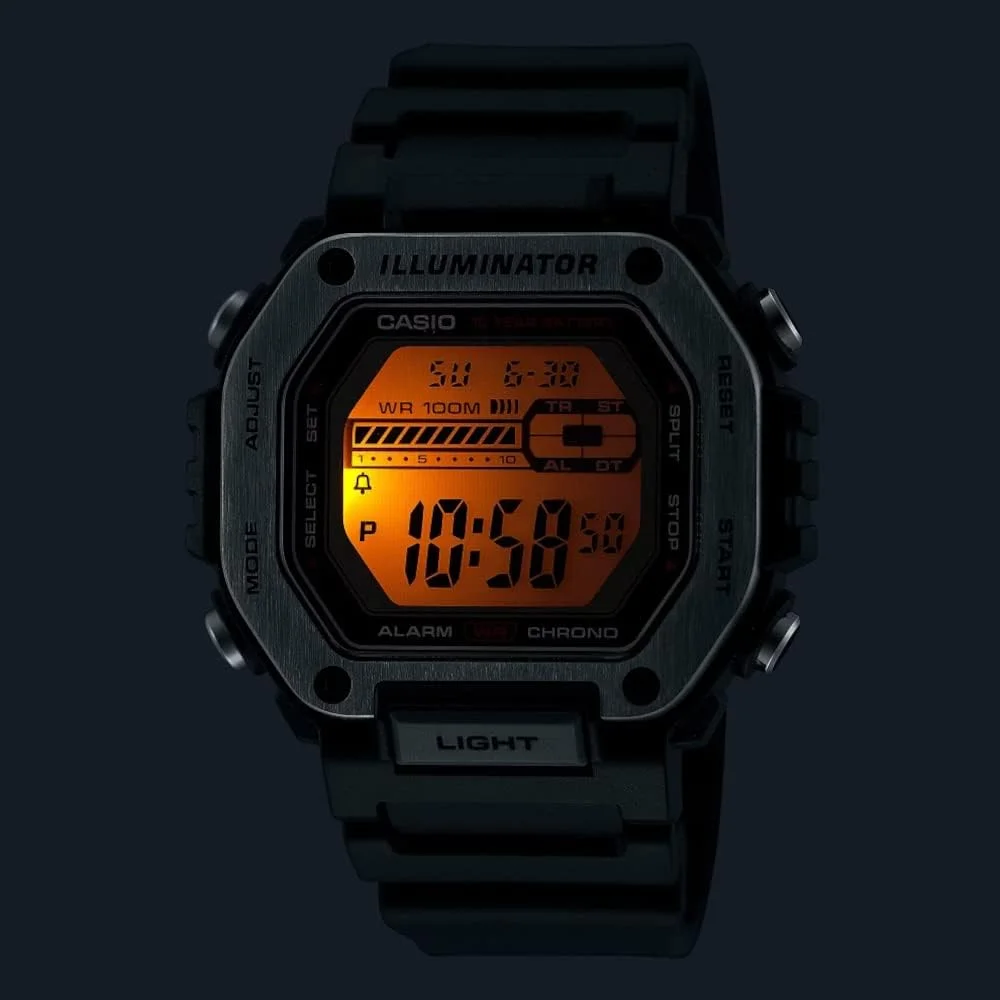 ساعت مچی مردانه کاسیو مدل MWD-110H-8BVEF، بند
