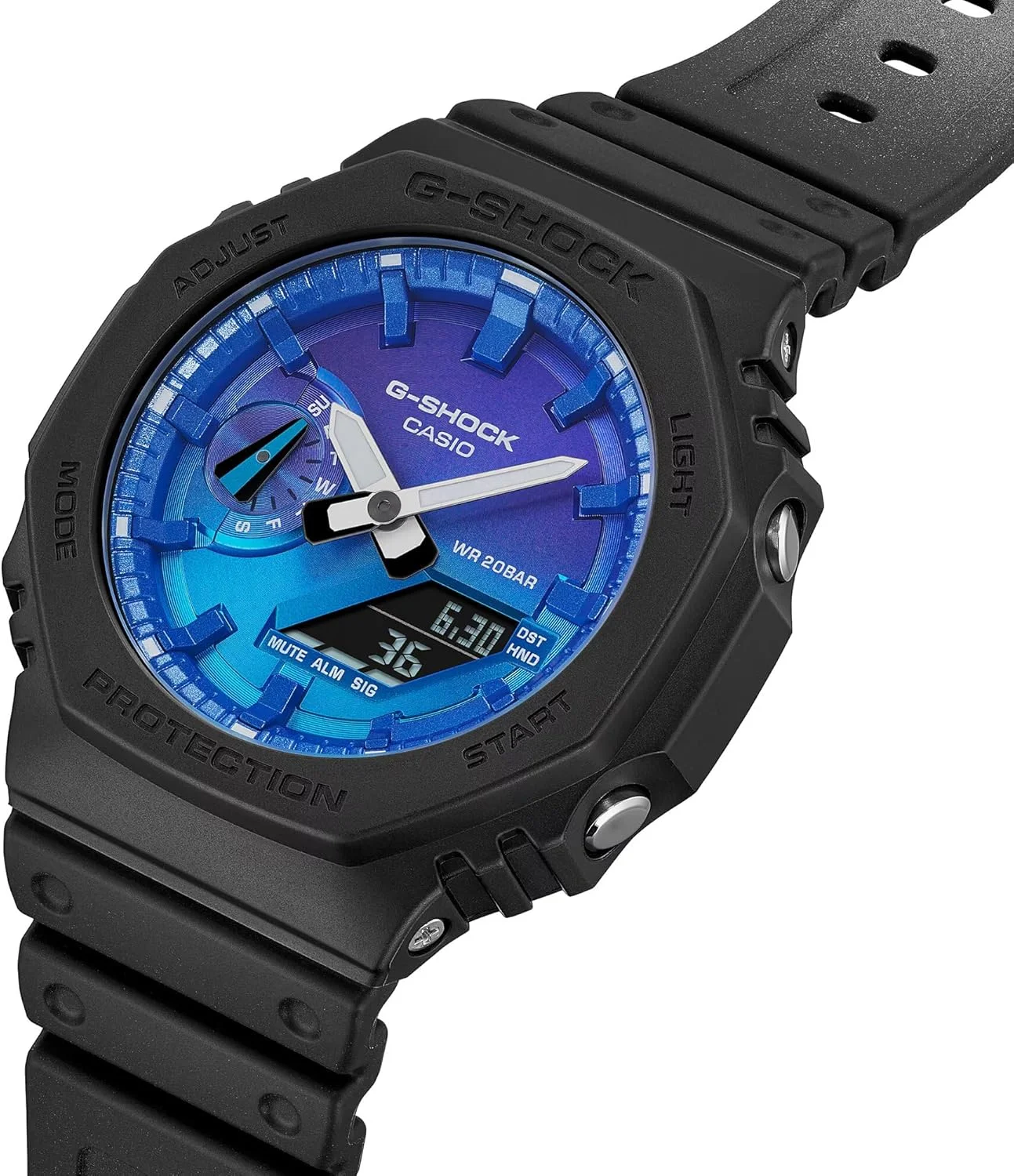 ساعت کاسیو مدل GA-2100FL-1ADR آبی