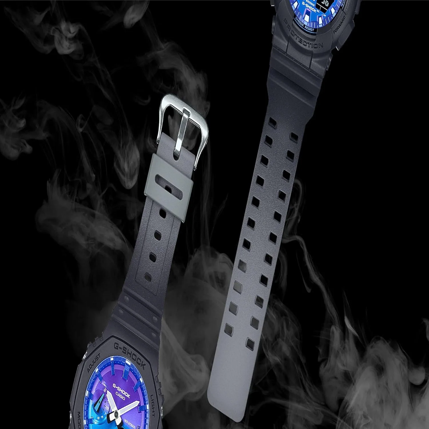 ساعت کاسیو مدل GA-2100FL-1ADR آبی