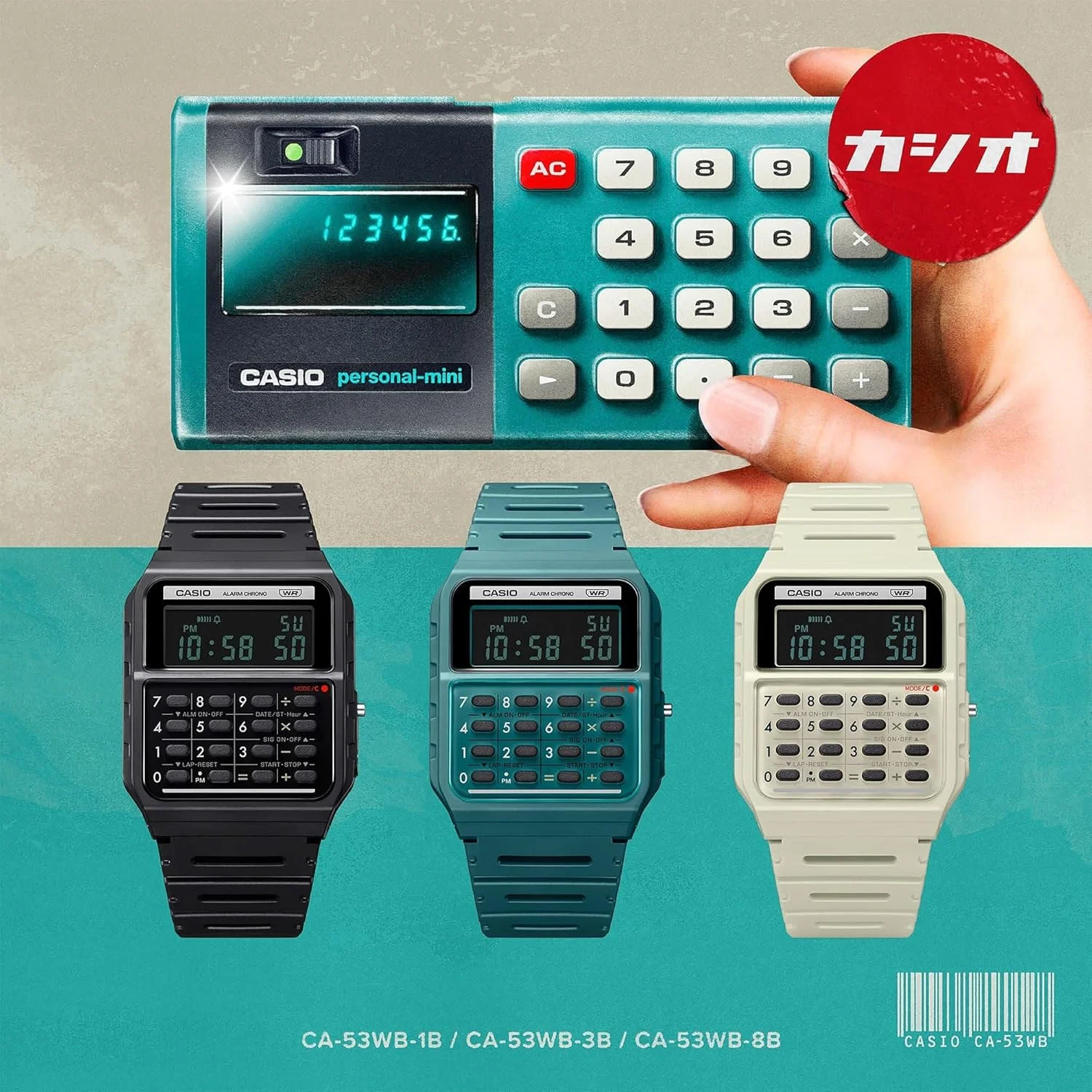 ساعت کاسیو: آبی CA-53WB-8BDF