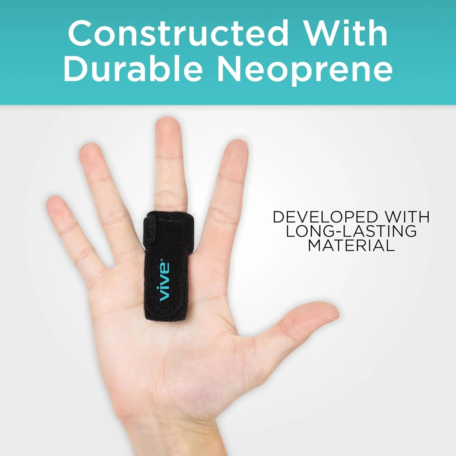 بریس انگشت ماشه ای Vive برای صاف کردن انگشتان خمیده، قفل شده و تنگی تاندون، تثبیت کننده دست، رها کننده قفل تاندون، بریس نیم انگشتی برای تسکین درد، محافظ بند انگشت، تک رنگ مشکی