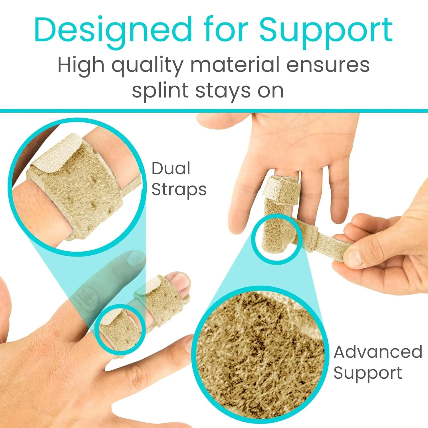 آتل انگشت ویو (2 عددی) - صاف کننده انگشت جهانی - آتل انگشت شکسته و ماشه ای - بریس انگشت برای درد و حمایت آرتروز - تسکین رگ به رگ شدن برای انگشتان میانی، اشاره، حلقه و کوچک