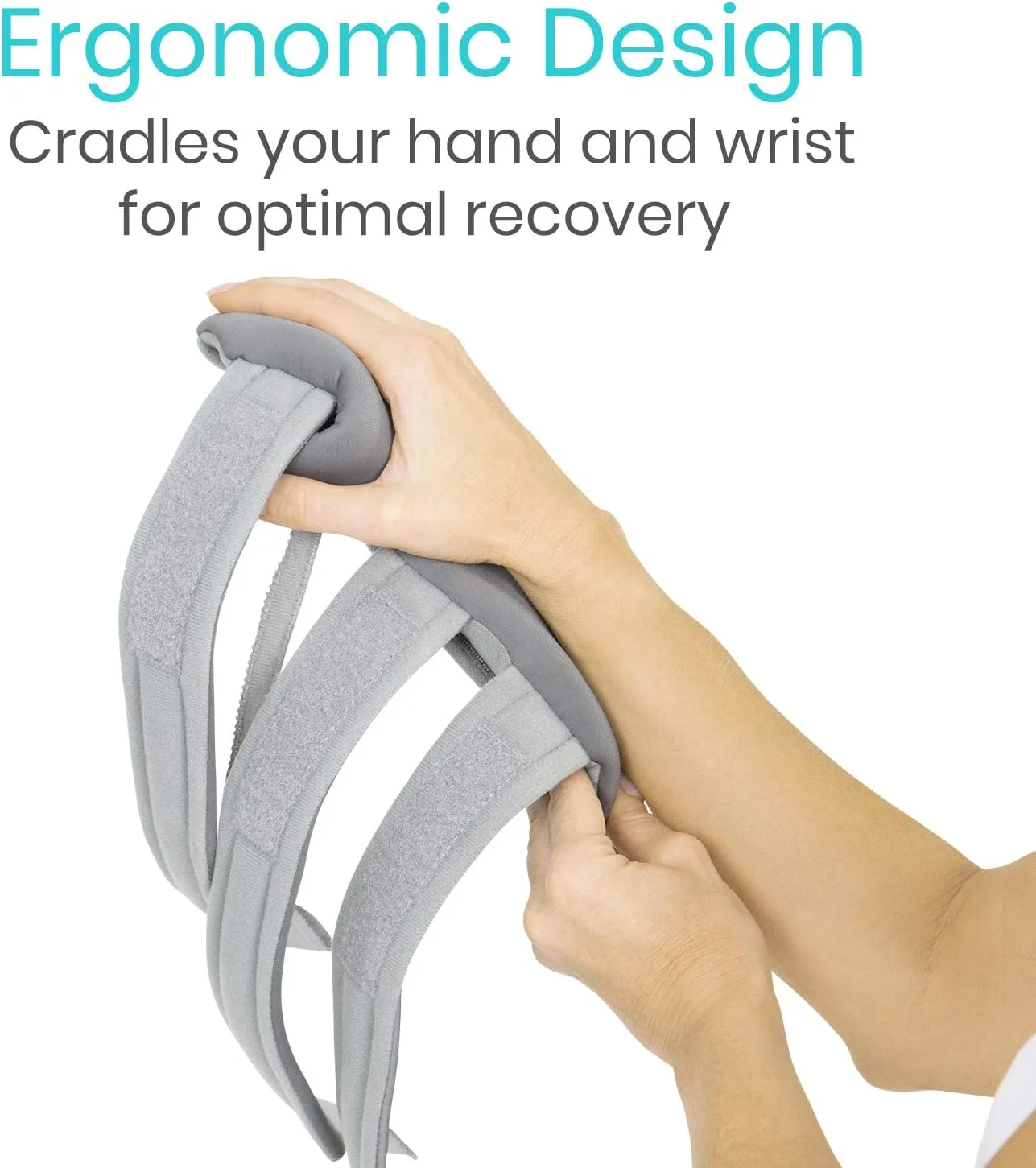 آتل استراحت دست Vive - مچ بند و انگشت بی حرکت کننده شبانه - مچ بند تثبیت کننده انگشت شست - برای آرتروز، تاندونیت، درد تونل کارپال - پشتیبانی عملکردی برای رگ به رگ شدن و شکستگی (راست (کوچک)، خاکستری)