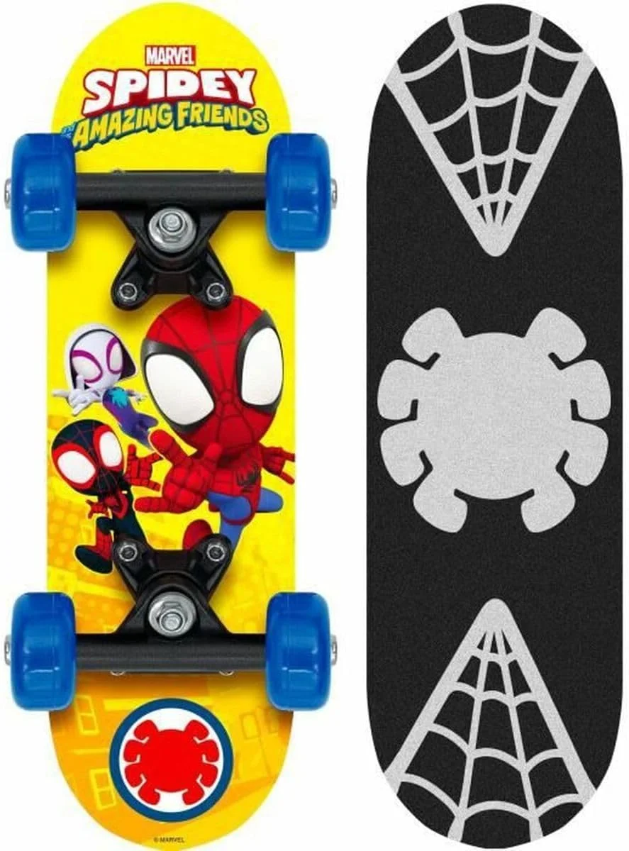 اسکیت برد Stamp Spidey SP330310، ابعاد 17 در 5 اینچ، قرمز، زرد، آبی