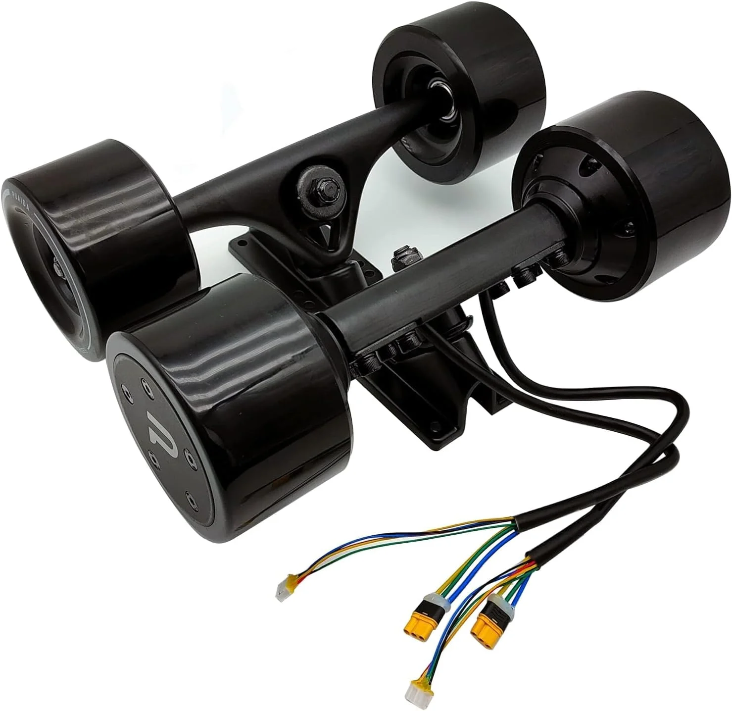 ست موتور دوگانه PUAIDA برای اسکیت برد برقی 90 میلی متری، موتور هاب براشلس DIY با قدرت 10S 36V، کیت موتور برای لانگ برد، ارتقا یافته 77kv 400W، حداکثر سرعت 30 مایل در ساعت، تجهیزات اسکیت برد