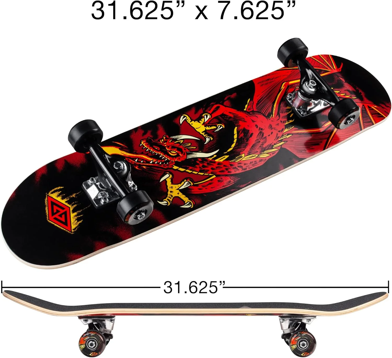 اسکیت برد کامل Powell Peralta Golden Dragon - اژدهای پرنده (7.625" x 31.625") اسکیت برد کامل Powell Peralta Golden Dragon - اژدهای پرنده (7.625" x 31.625")