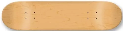 تخته اسکیت خام Moose - ساختار افرا 7 لایه ممتاز - چوب طبیعی - انتخاب از بین 10 سایز - شامل 1 تخته