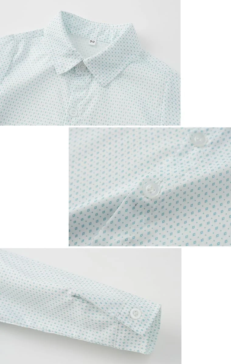 ست 4 تکه جنتلمن پسرانه Abolai شامل پیراهن سفید، پاپیون، جلیقه و شلوار