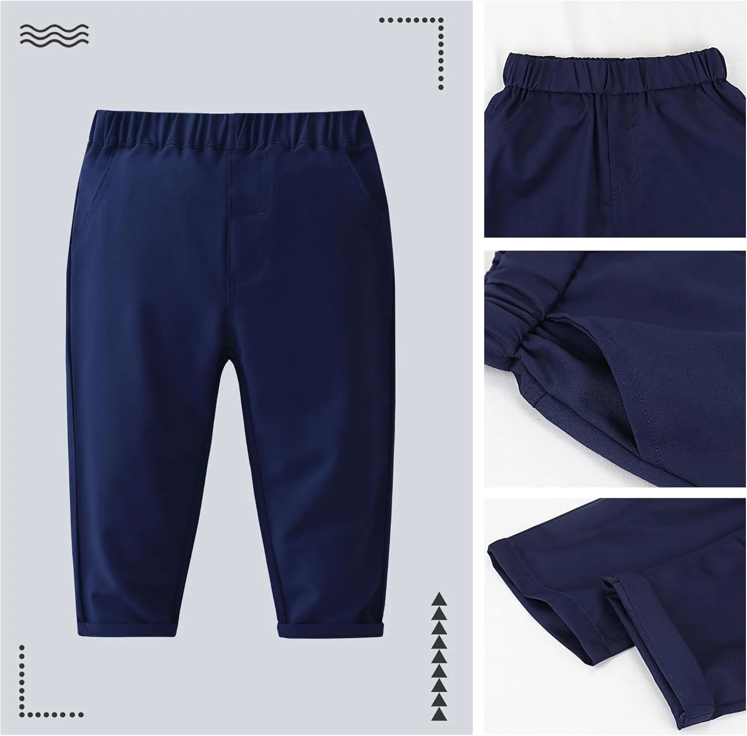 ست کت و شلوار پسرانه Billion Xin، شامل پیراهن آستین بلند سفید، جلیقه، شلوار و کراوات، مناسب برای مهمانی های جشن، عروسی، و مراسم تعمید ست کت و شلوار پسرانه Billion Xin، شامل پیراهن آستین بلند سفید، جلیقه، شلوار و کراوات، مناسب برای مهمانی های جشن، عروسی، و مراسم تعمید