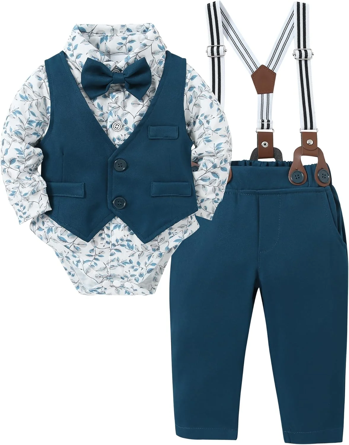 ست لباس پسرانه نوزادی YUEMION مدل Zm1110nb ZM1110NB