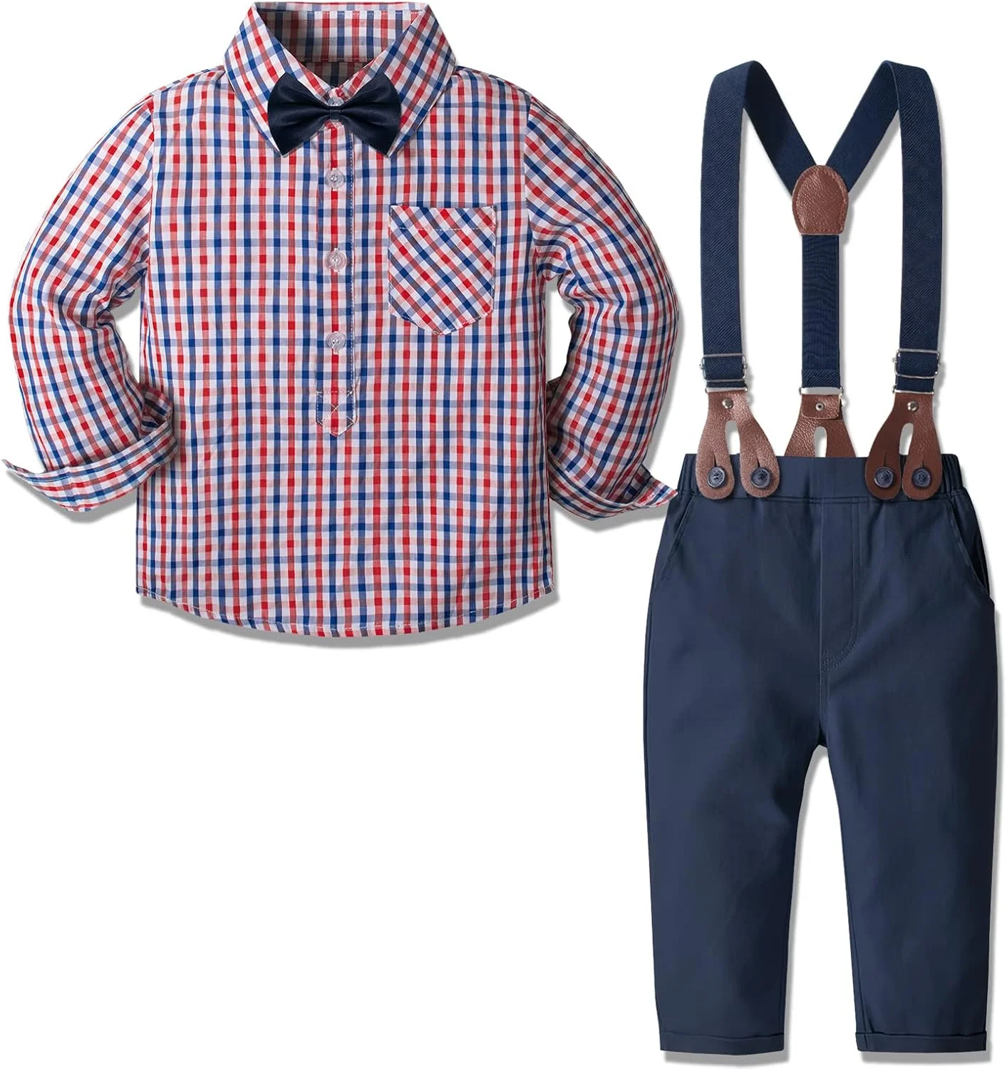 ست لباس رسمی پسرانه Yilaku، مناسب نوزادان پسر