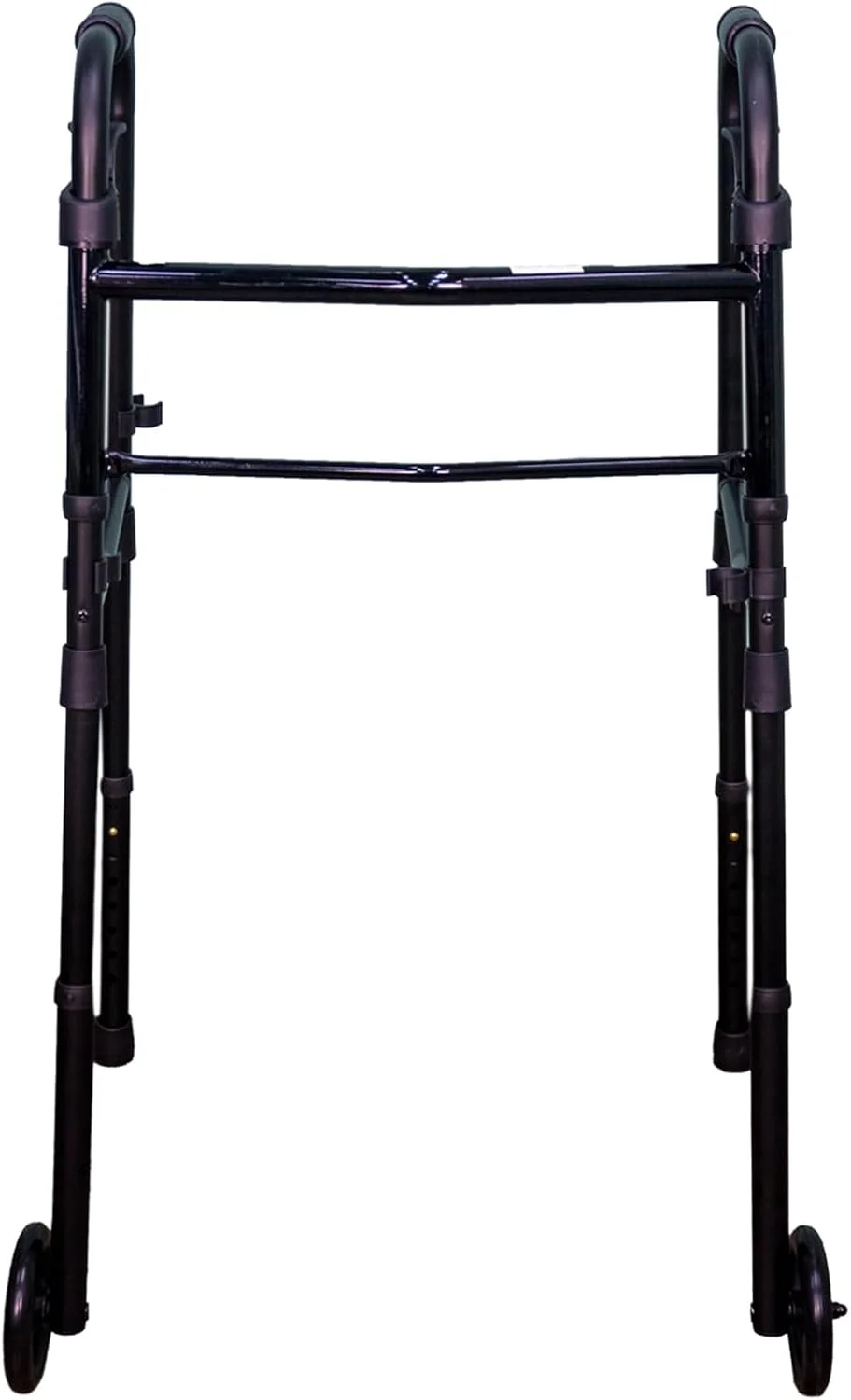 واکر تاشو سبک وزن با قابلیت تنظیم ارتفاع Rehamo برای سالمندان، بزرگسالان و بیماران | آلومینیومی با چرخ | مناسب استفاده در فضای باز و داخل خانه | مسافرتی - مشکی واکر تاشو سبک وزن با قابلیت تنظیم ارتفاع Rehamo برای سالمندان، بزرگسالان و بیماران | آلومینیومی با چرخ | مناسب استفاده در فضای باز و داخل خانه | مسافرتی - مشکی