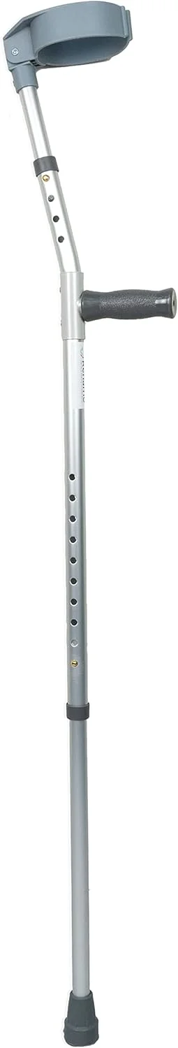 عصای زیر بغل متحرک Rehamo برای سالمندان، معلولان و افراد مسن - سایز L - قد 1.80-2 متر | عصاهای آلیاژ آلومینیوم قابل تنظیم برای جراحی مچ پا | عصاهای پزشکی برای شکستگی مچ پا و پا | 1 عدد عصای زیر بغل متحرک Rehamo برای سالمندان، معلولان و افراد مسن - سایز L - قد 1.80-2 متر | عصاهای آلیاژ آلومینیوم قابل تنظیم برای جراحی مچ پا | عصاهای پزشکی برای شکستگی مچ پا و پا | 1 عدد