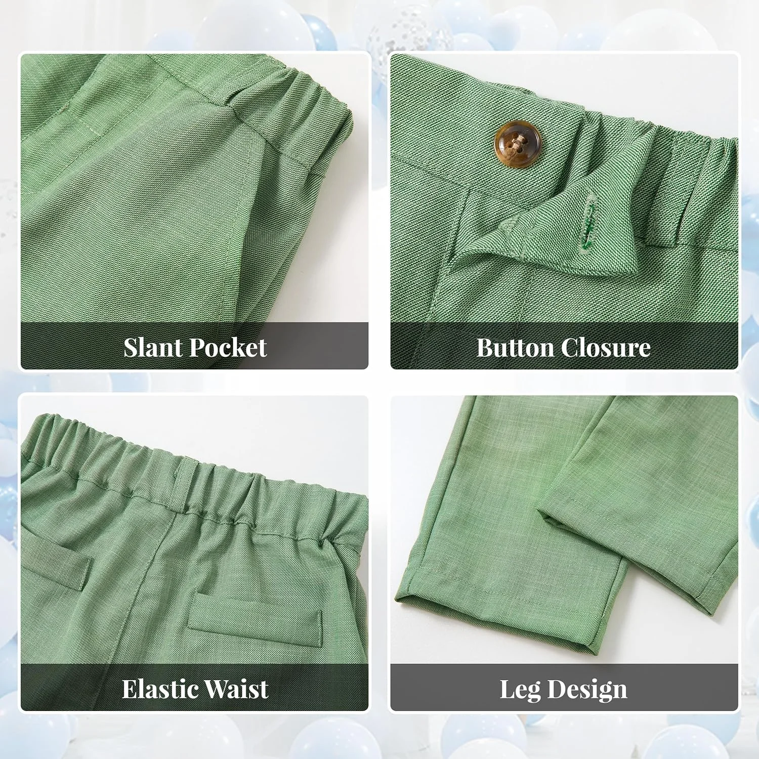 ست لباس رسمی پسرانه Volunboy مناسب عروسی، ساقدوش، جلیقه پاپیونی جنتلمن، کت و شلوار مهمان، پیراهن و شلوار ست لباس رسمی پسرانه Volunboy مناسب عروسی، ساقدوش، جلیقه پاپیونی جنتلمن، کت و شلوار مهمان، پیراهن و شلوار