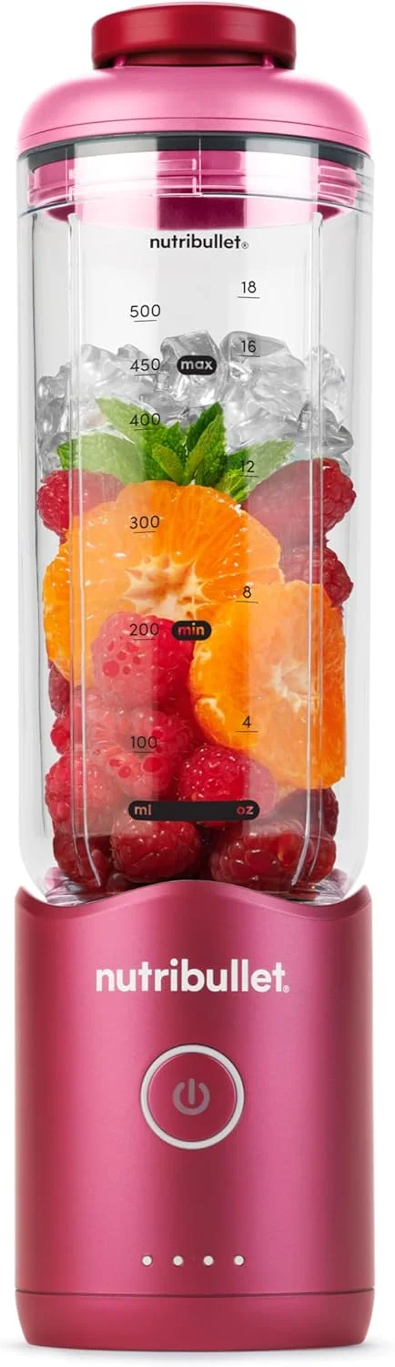 مخلوط کن قابل حمل نوتری بولت فلکس مدل NBPB50200WC، قرمز یاقوتی