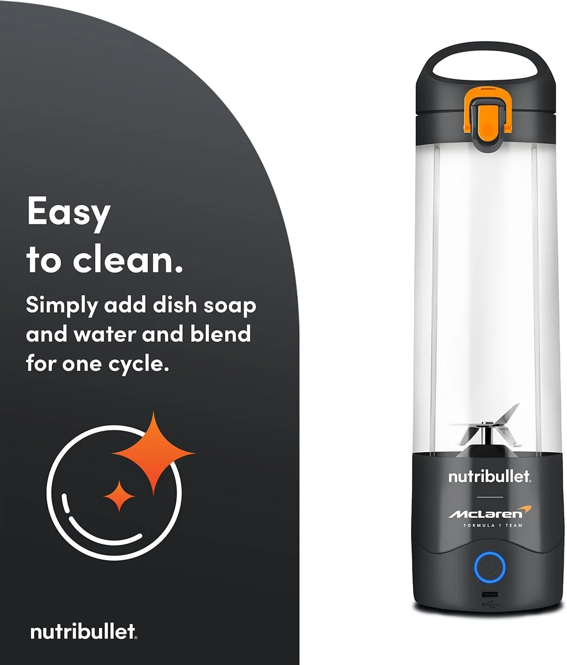 مخلوط کن قابل حمل نوتری بولت مدل McLaren (خاکستری) مخلوط کن قابل حمل نوتری بولت مدل McLaren (خاکستری)