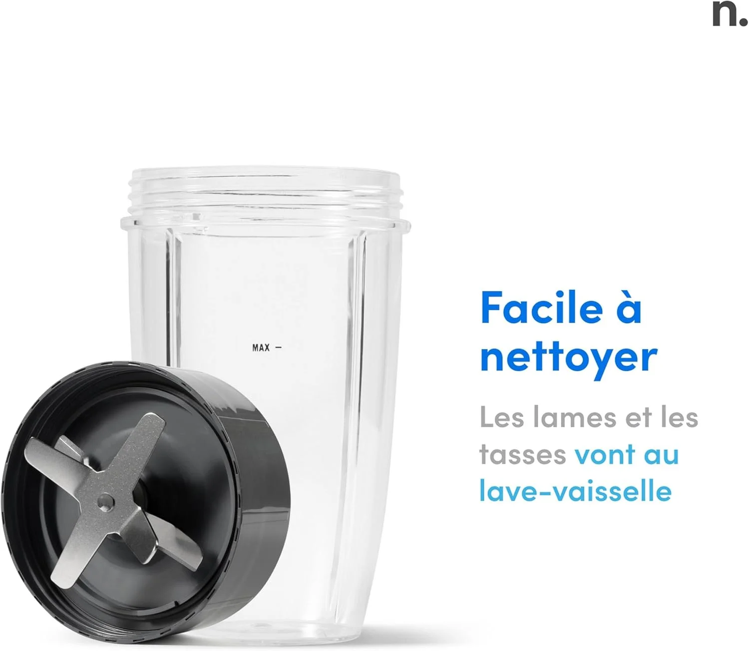 مخلوط کن شخصی نوتری بولت Pro+ با توان 1200 وات و عملکرد پالس - مشکی مخلوط کن شخصی نوتری بولت Pro+ با توان 1200 وات و عملکرد پالس - مشکی