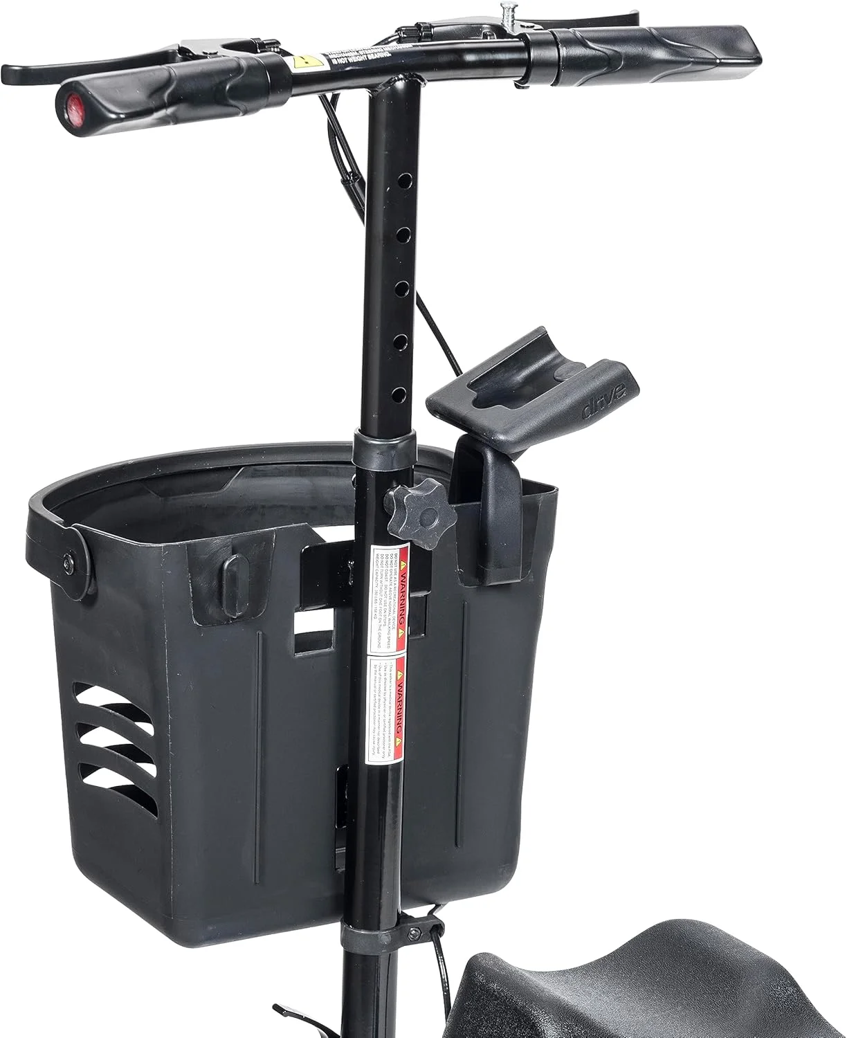 نگهدارنده جهانی تلفن همراه Drive Medical Nitro، برای استفاده با رولیتورهای چرخ دار Nitro Sprint و واکرهای زانو Nitro Glide