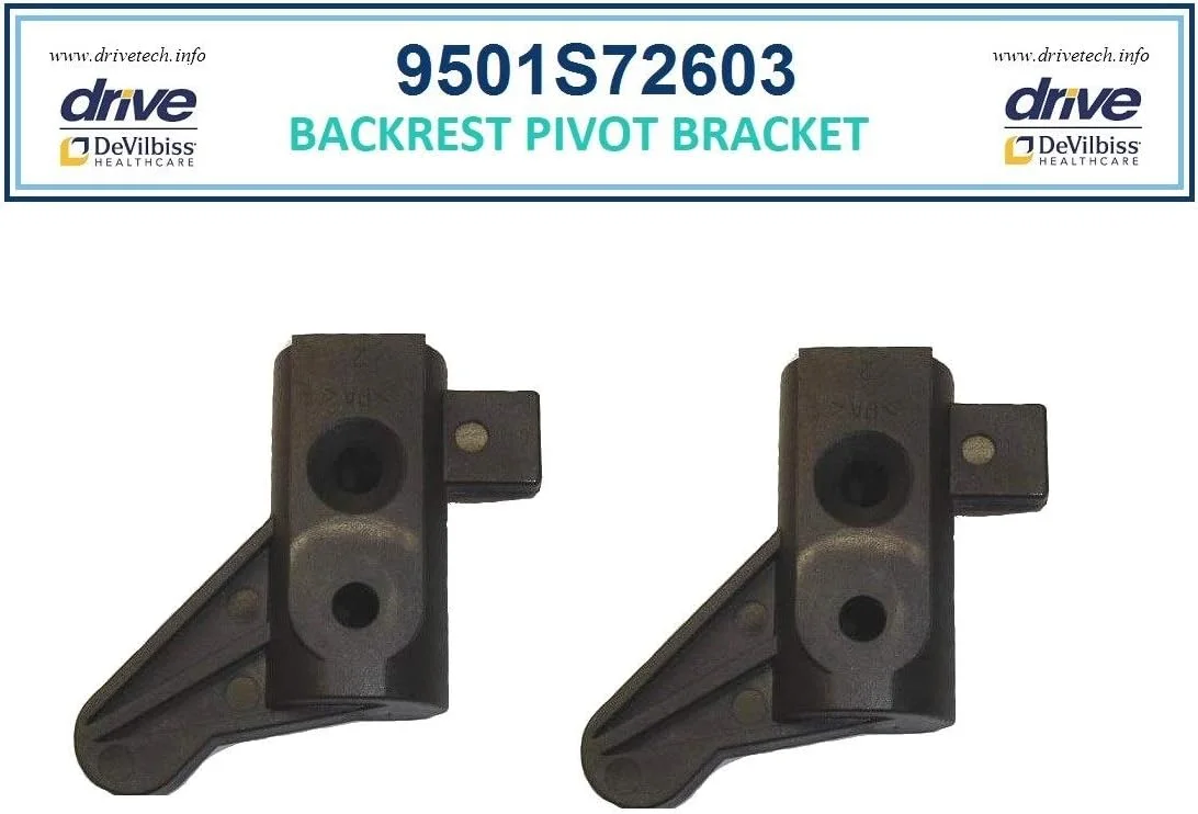 براکت محوری پشتی صندلی Drive Medical (یک جفت) - واکرهای سریال 2M - مدل ها: RTL10261 (2M)