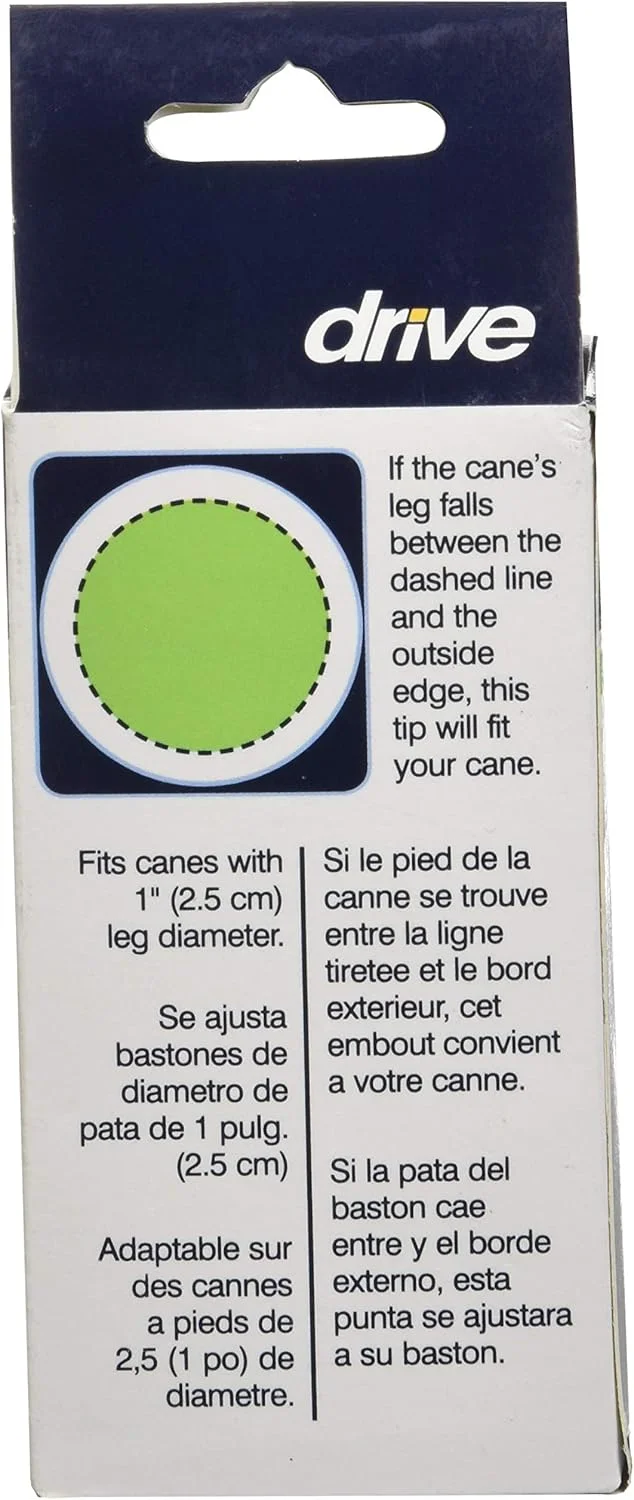 نوک های کمکی جایگزین Drive Medical برای عصا، واکر و صندلی توالت، خاکستری نوک های کمکی جایگزین Drive Medical برای عصا، واکر و صندلی توالت، خاکستری