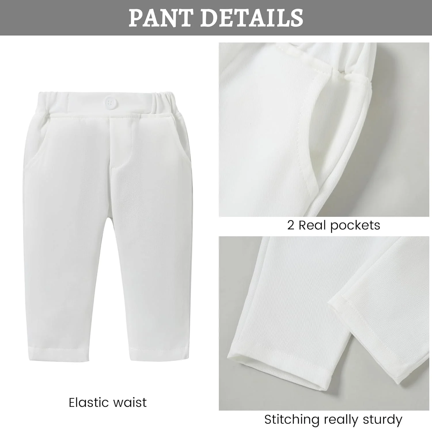 ست لباس پسرانه نوزادی SANMIO، لباس جنتلمن شامل پیراهن یقه دار + جلیقه + کراوات + گل سینه + شلوار، ست 5 تکه لباس نوزادی ست لباس پسرانه نوزادی SANMIO، لباس جنتلمن شامل پیراهن یقه دار + جلیقه + کراوات + گل سینه + شلوار، ست 5 تکه لباس نوزادی