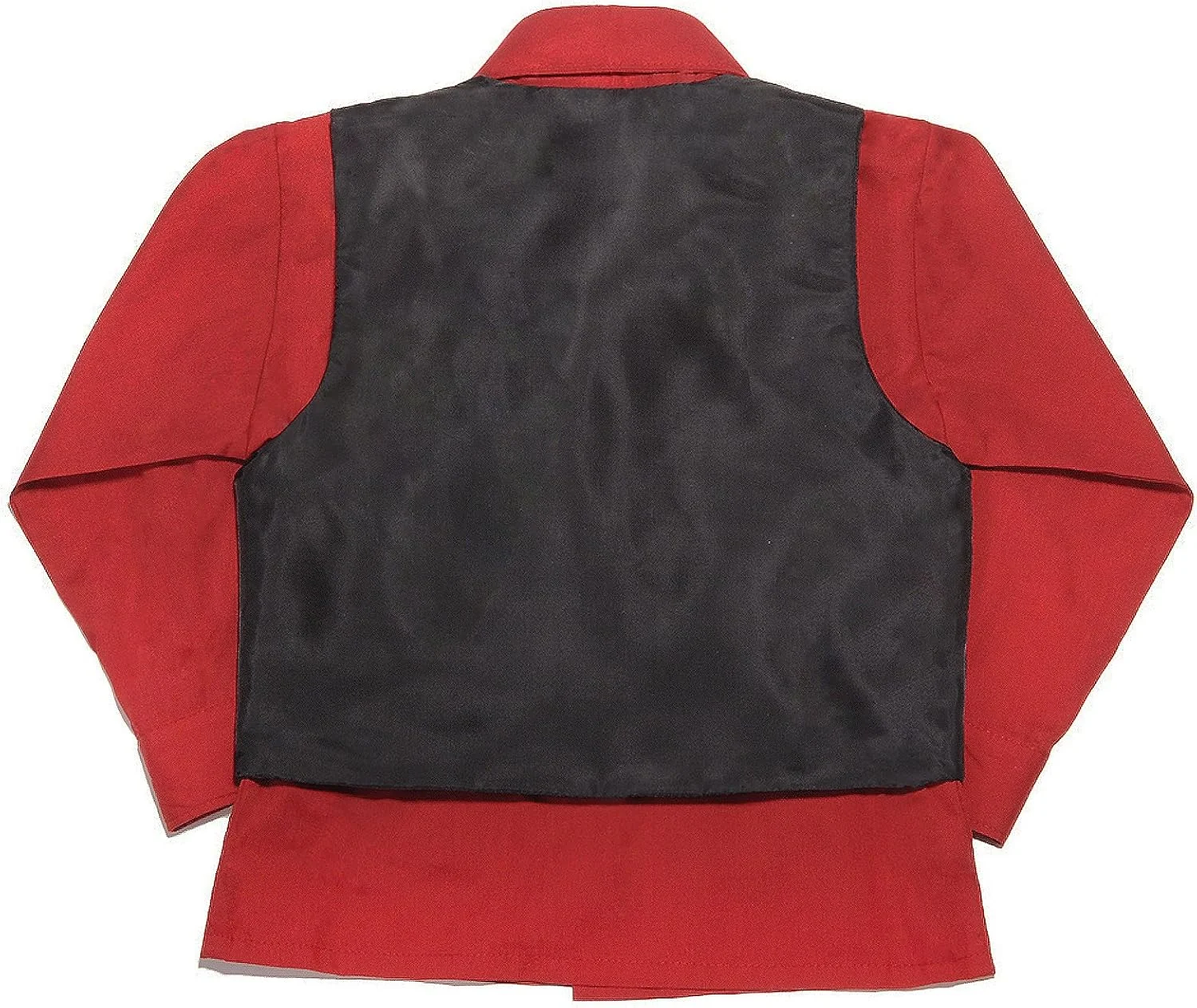 ست لباس پسرانه نوزادی نانسی آگوست، شامل دو کراوات همرنگ! لباس پسرانه، ست جلیقه راه راه مشکی، مشکی/قرمز، 18 ماهگی