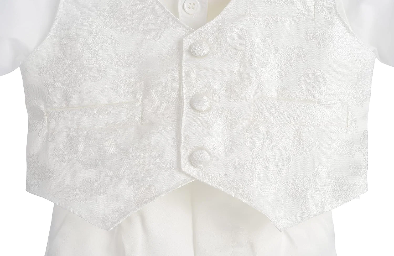 ست کت و شلوار 4 تکه عاجی پسرانه Lito Angels با جلیقه ژاکارد و کلاه غسل تعمید برای غسل تعمید / عروسی، کت و شلوار غسل تعمید، سایز 3-24 ماه ست کت و شلوار 4 تکه عاجی پسرانه Lito Angels با جلیقه ژاکارد و کلاه غسل تعمید برای غسل تعمید / عروسی، کت و شلوار غسل تعمید، سایز 3-24 ماه