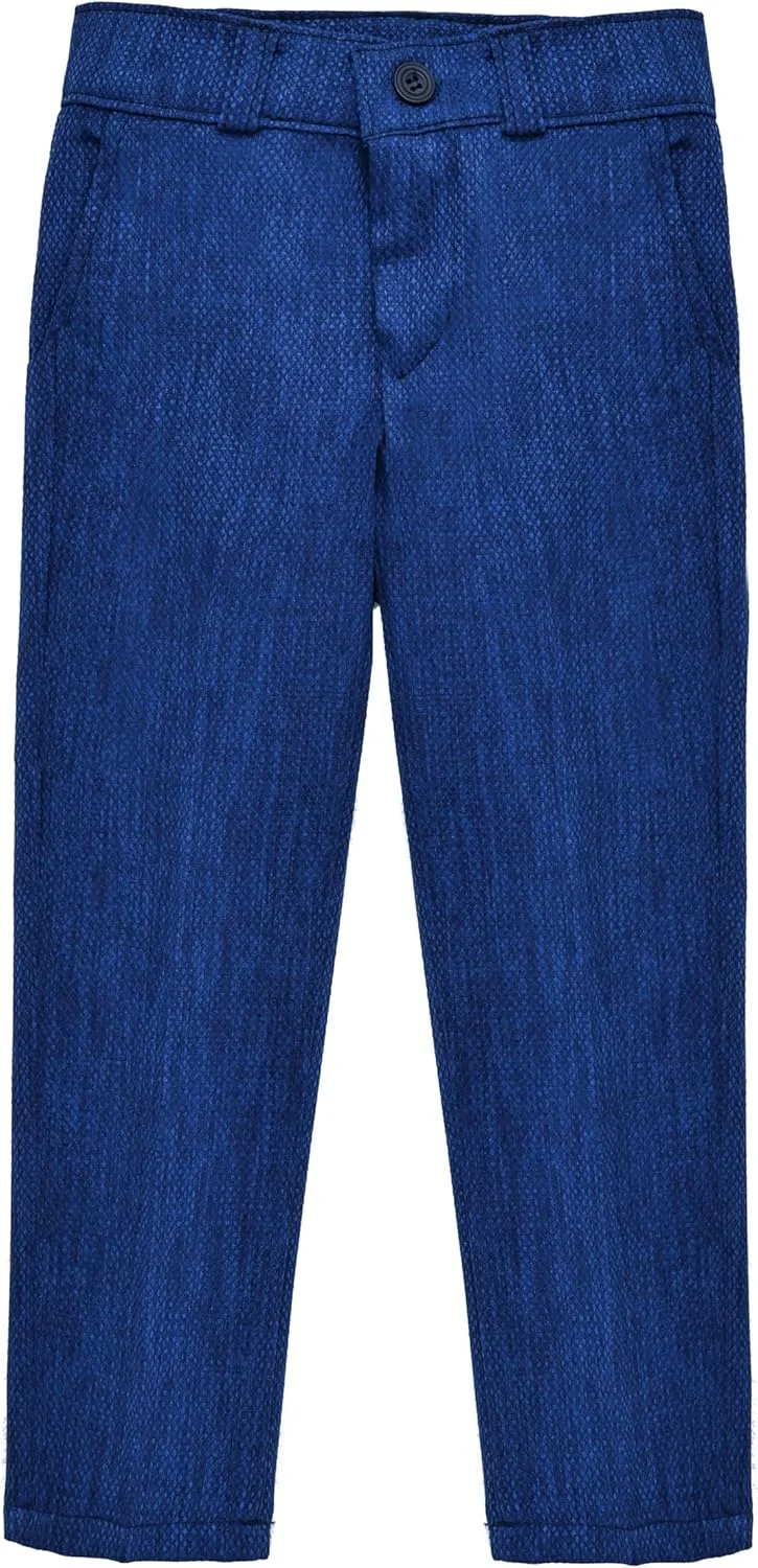 ست کت و شلوار پسرانه Lilax، مدل Slim Fit، ست کت و شلوار تجاری، ست شلوار (بسته 4 عددی) ست کت و شلوار پسرانه Lilax، مدل Slim Fit، ست کت و شلوار تجاری، ست شلوار (بسته 4 عددی)