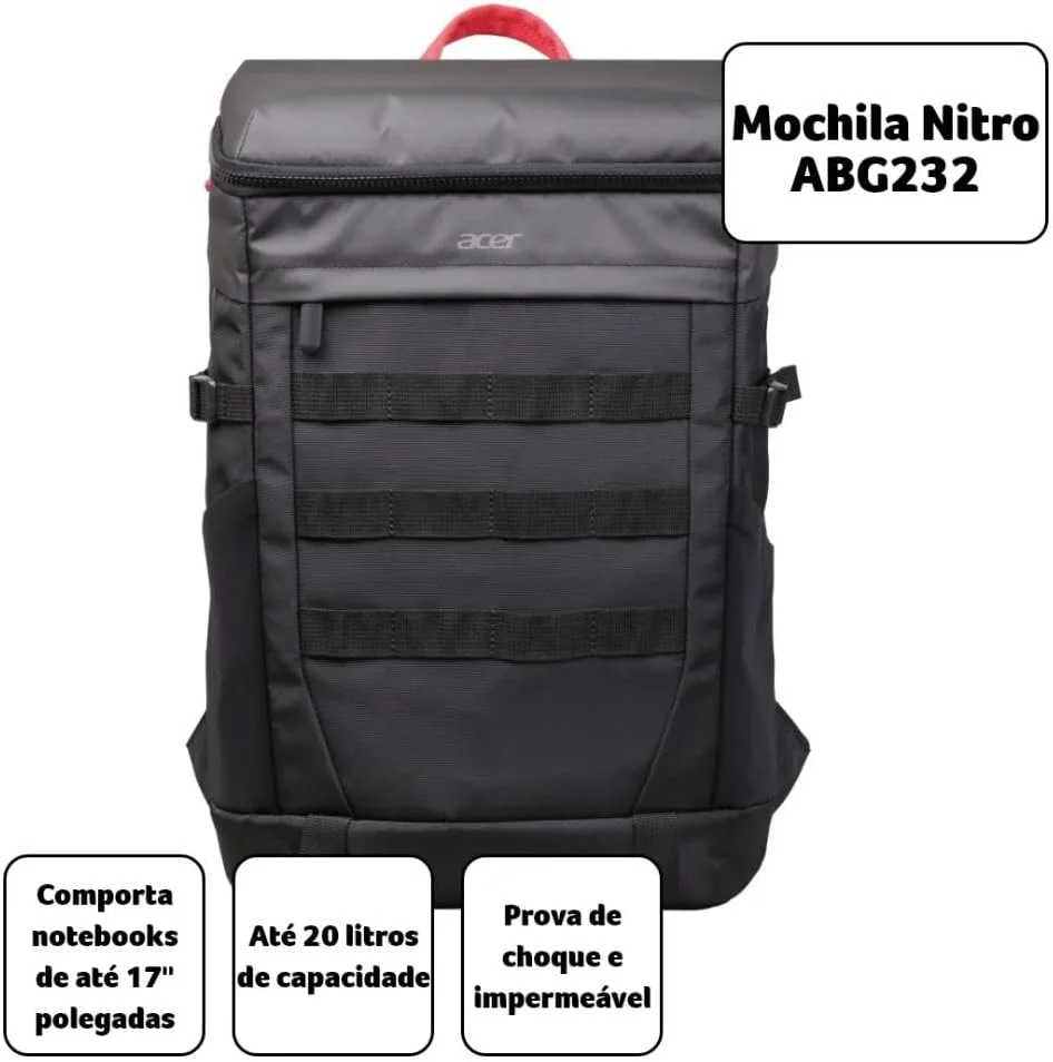 کوله پشتی کاربردی ایسر نیترو | GP.BAG11.02I کوله پشتی کاربردی ایسر نیترو | GP.BAG11.02I