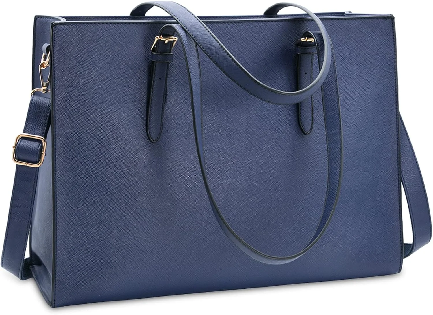 کیف لپ تاپ زنانه ضد آب چرم سبک وزن 15.6 اینچی