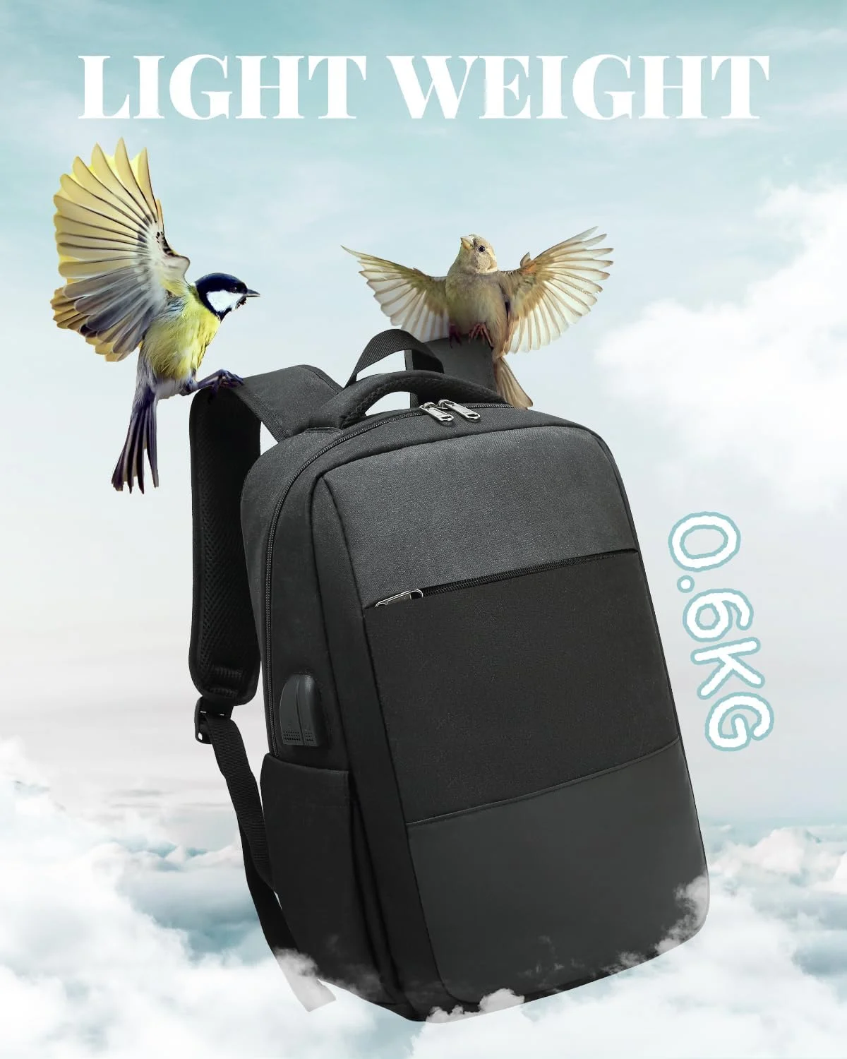 کوله پشتی لپ تاپ ضد سرقت مردانه، کوله پشتی لپ تاپ 15.6 اینچی برای سفر کاری، اوقات فراغت و دانشگاه