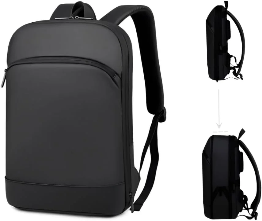 کوله پشتی لپ تاپ 15.6 اینچی تجاری سبک Skycare برای مردان، چند جیبی، دارای پورت شارژ USB، مناسب برای تجارت، مسافرت، دانشگاه