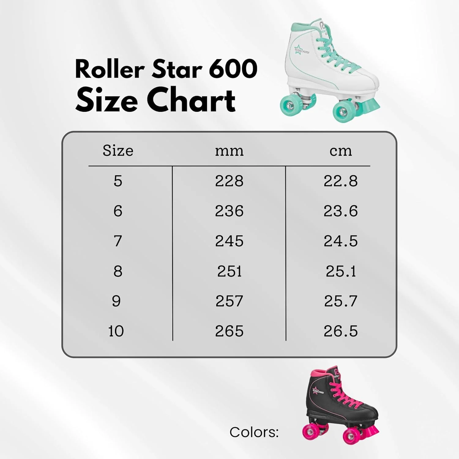 اسکیت های چهار چرخ زنانه Roller Derby Roller Star 600