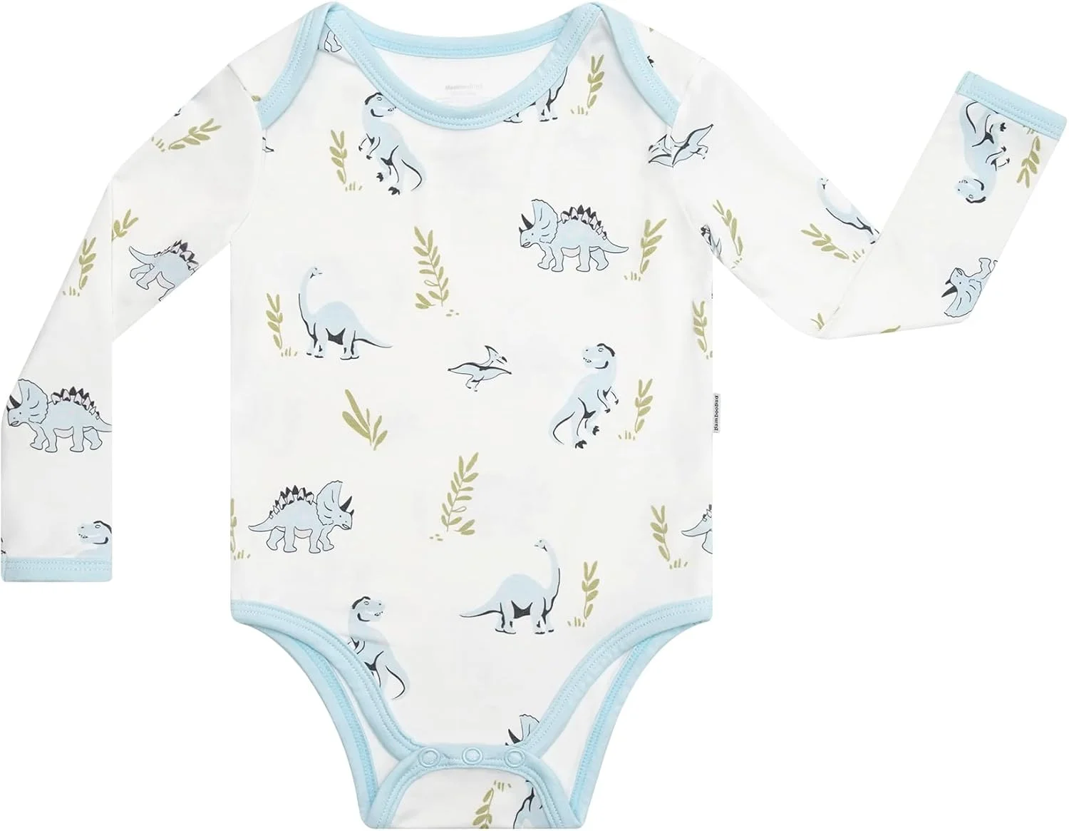 بادی نوزادی بامبو باد، لباس نوزادی پسرانه دخترانه، لباس خواب دکمه دار، ویسکوز بامبو، لباس خواب نوزاد نوپا