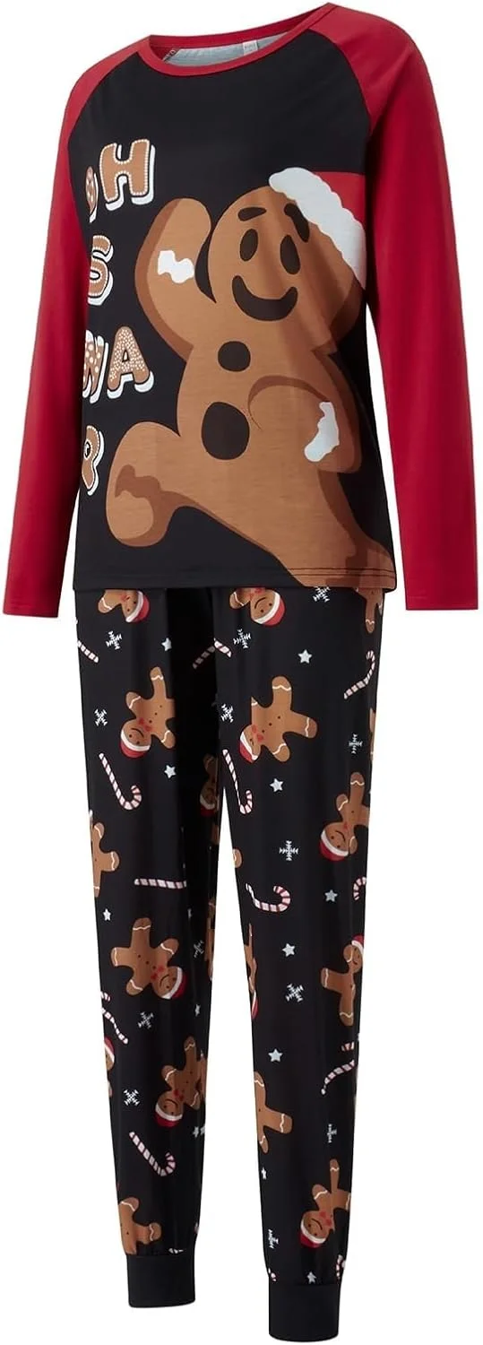 ست لباس خواب کریسمس خانوادگی طرح زنجبیلی آستین بلند، لباس شب تعطیلات، لباس راحتی کریسمس، لباس خواب بزرگسالان، کودکان و نوزادان ست لباس خواب کریسمس خانوادگی طرح زنجبیلی آستین بلند، لباس شب تعطیلات، لباس راحتی کریسمس، لباس خواب بزرگسالان، کودکان و نوزادان