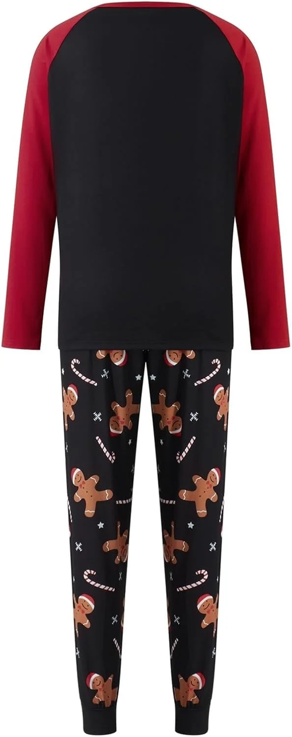 ست لباس خواب کریسمس خانوادگی طرح زنجبیلی آستین بلند، لباس شب تعطیلات، لباس راحتی کریسمس، لباس خواب بزرگسالان، کودکان و نوزادان ست لباس خواب کریسمس خانوادگی طرح زنجبیلی آستین بلند، لباس شب تعطیلات، لباس راحتی کریسمس، لباس خواب بزرگسالان، کودکان و نوزادان